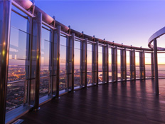 Observation deck balcony at Burj Khalifa