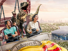IMG Worlds of Adventure: Thrilling rollercoaster experience